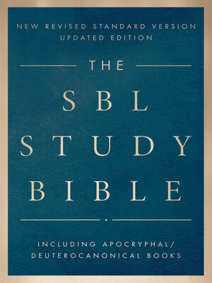 cover image of The SBL Study Bible